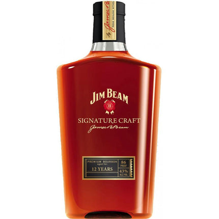 Jim Beam "Signature Craft" 12 YO Bourbon (70 cl.)-Mr. Booze.dk