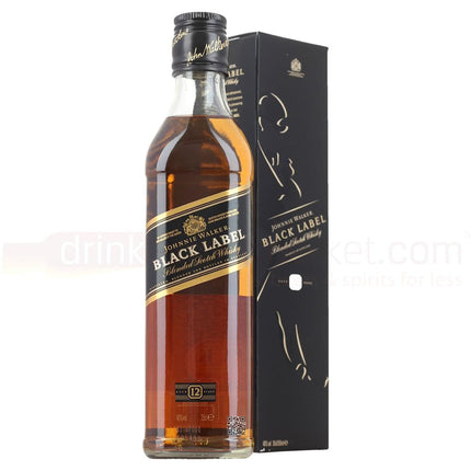 Johnni Walker Black Label Blended Scotch Whisky (35 cl.)-Mr. Booze.dk