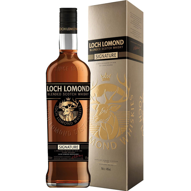 Loch Lomond "Signature" Blended Scotch Whisky (70 cl.)-Mr. Booze.dk