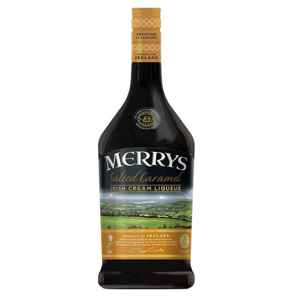 Merrys Salted Caramel Irish Cream Liqueur (70 cl.)-Mr. Booze.dk