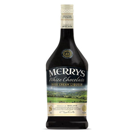 Merrys White Chocolate Irish Cream Liqueur (70 cl.)-Mr. Booze.dk