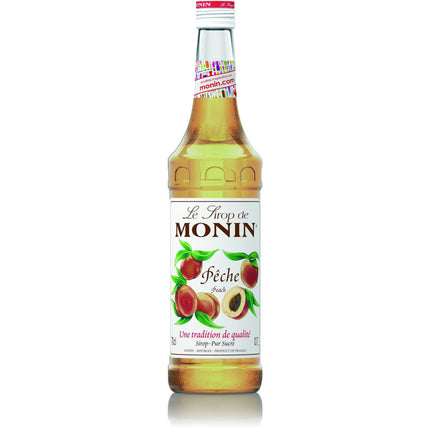 Monin Syrup Peach / Fersken (70 cl.)-Mr. Booze.dk