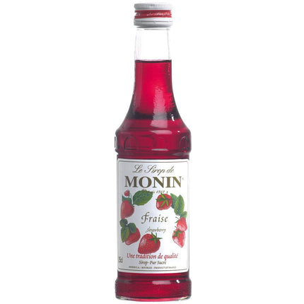 Monin Syrup Strawberry / Jordbær (25 cl.)-Mr. Booze.dk