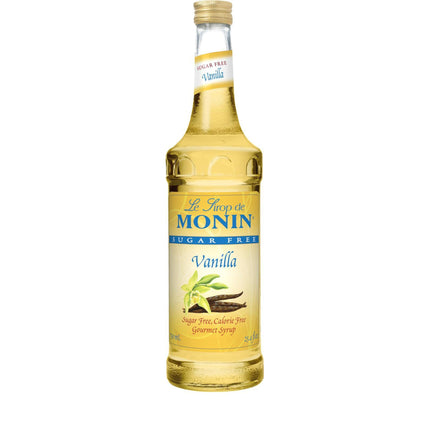 Monin Syrup Vanilla / Vanille, Sukkerfri(70 cl.)-Mr. Booze.dk