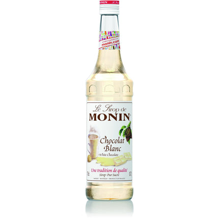 Monin Syrup White Chocolate / Hvid chokolade (70 cl.)-Mr. Booze.dk