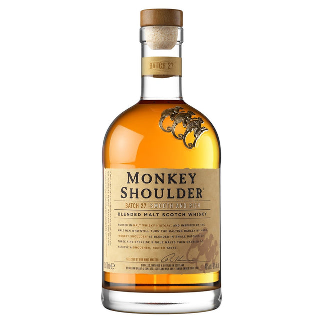 Monkey Shoulder Blended Malt Scotch Whisky (70 cl.)-Mr. Booze.dk