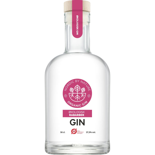 Nordic By Nature Rabarber Gin (50 cl.)-Mr. Booze.dk