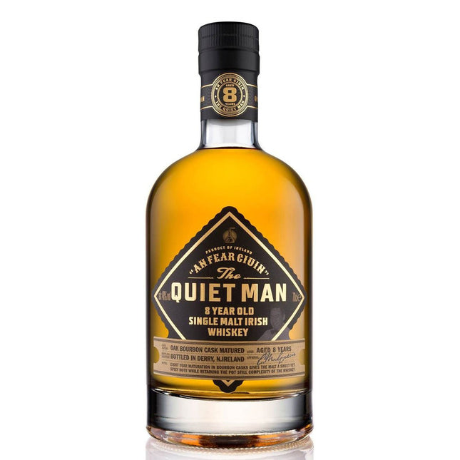 Quiet Man 8 YO Irish Single Malt Whisky (70 cl.)-Mr. Booze.dk