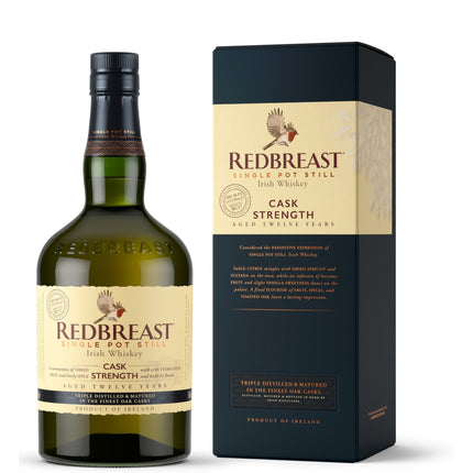 Red Breast 12 YO Cask Strength Irish Whiskey (70 cl.)-Mr. Booze.dk