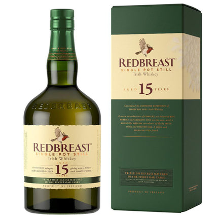 Red Breast 15 YO Irish Whisky (70 cl.)-Mr. Booze.dk