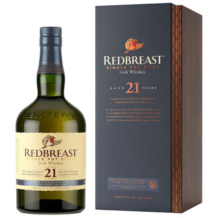 Red Breast 21 YO Irish Whisky (70 cl.)-Mr. Booze.dk