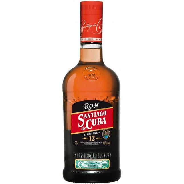 Santiago de Cuba Extra Anejo 12 YO (70 cl.)-Mr. Booze.dk