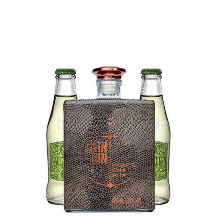 Skin Gin Giftpack m/2 Indi & Co Lemon Tonic (50 cl.)-Mr. Booze.dk
