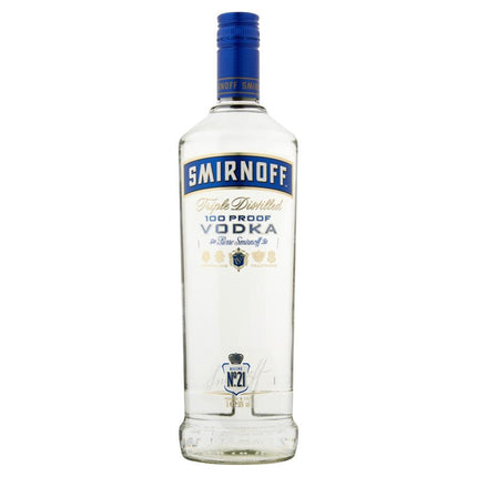 Smirnoff Vodka Blue (100 cl.)-Mr. Booze.dk