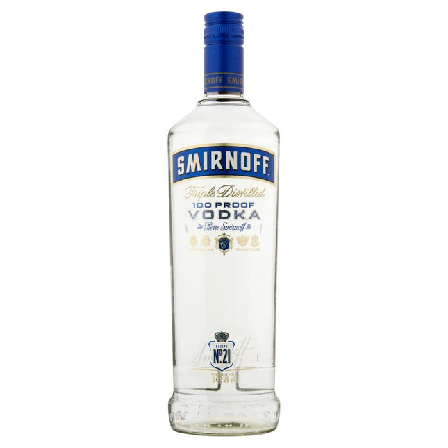 Smirnoff Vodka Blue (100 cl.)-Mr. Booze.dk