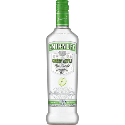Smirnoff Vodka Green Apple (70 cl.)-Mr. Booze.dk
