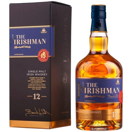 The Irishman 12 YO Irish Single Malt Whisky (70 cl.)-Mr. Booze.dk