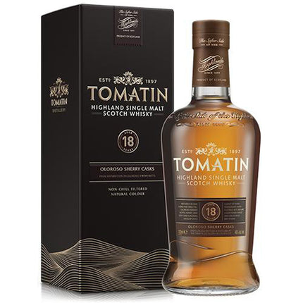 Tomatin 18 YO Highland Single Malt Scotch (70 cl.)-Mr. Booze.dk