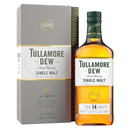 Tullamore DEW 14 YO Irish Single Malt Whiskey (70 cl.)-Mr. Booze.dk