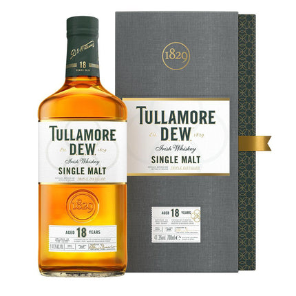 Tullamore DEW 18 YO Irish Single Malt Whiskey (70 cl.)-Mr. Booze.dk