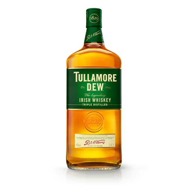 Tullamore DEW Irish Whiskey (100 cl.)-Mr. Booze.dk