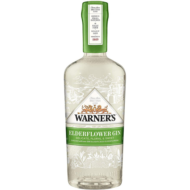 Warner's Elderflower Gin (70 cl.)-Mr. Booze.dk