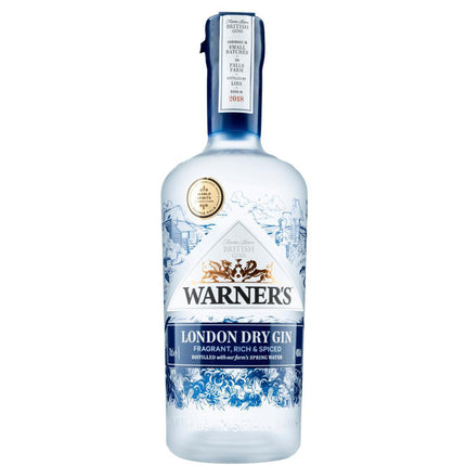 Warner's London Dry Gin (70 cl.)-Mr. Booze.dk