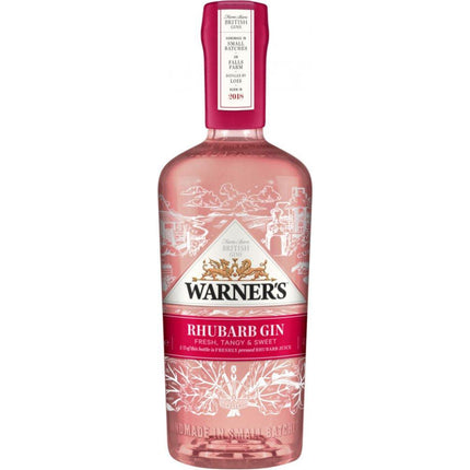 Warner's Rhubarb Gin (70 cl.)-Mr. Booze.dk