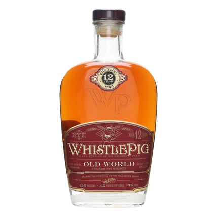WhistlePig "Old World" 12 YO Straight Rye Whiskey (70 cl.)-Mr. Booze.dk
