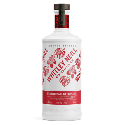 Whitley Neill Strawberry & Black Pepper Gin (70 cl.)-Mr. Booze.dk